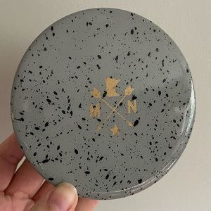 Minnesota Gray Speckled Bronzed Imprinted Trinket Dish Storage
